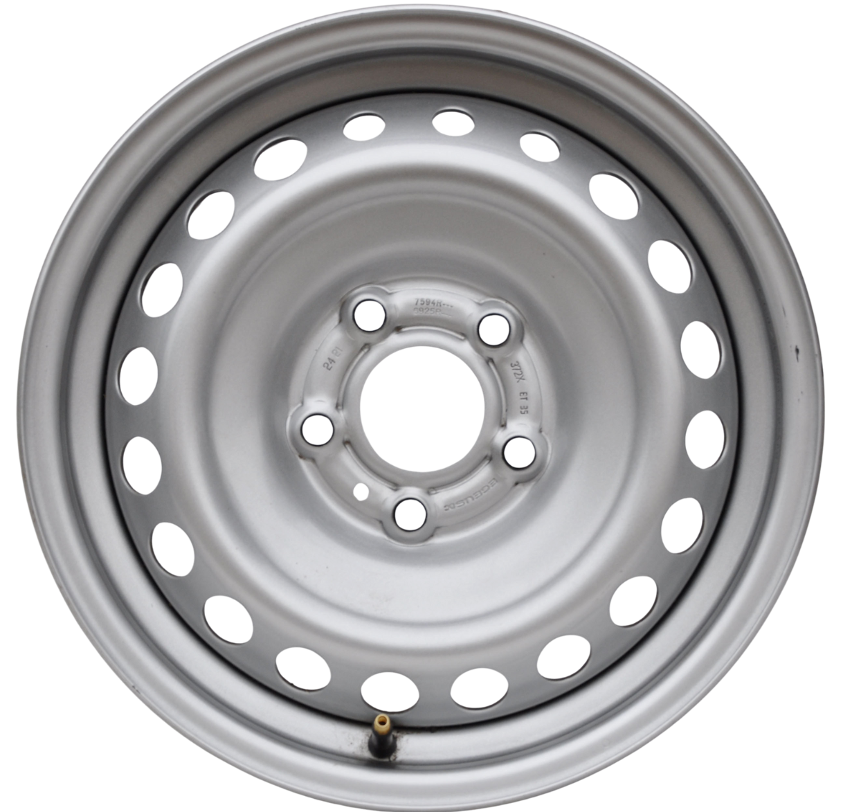 Renault (originale OEM) stål oryg/403007594r Stålfælge 15" 6J 5x114.3 ET35 – Sølv (sæt á 4)
