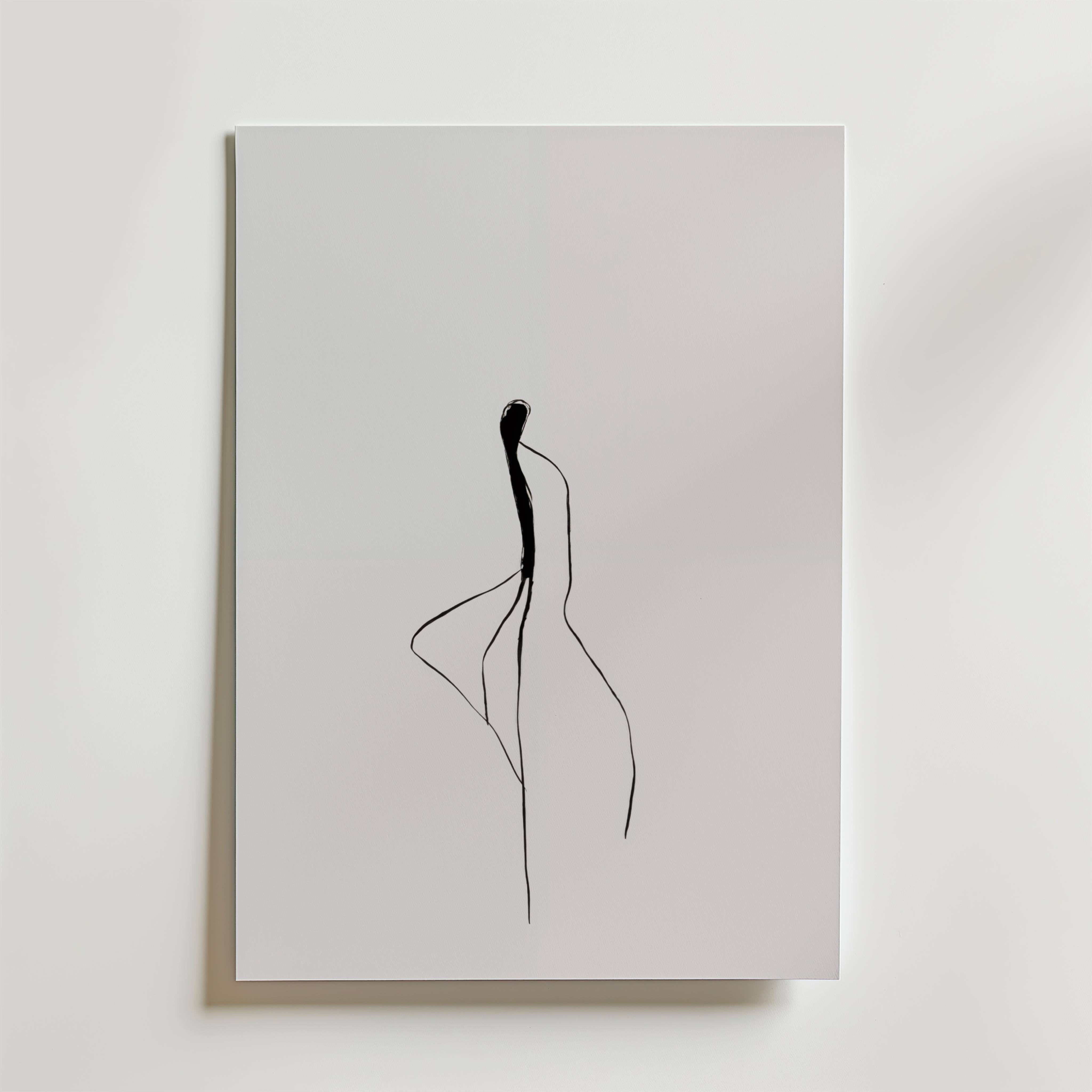 Grace Line Poster - Fine Art Poster 30x40 cm
