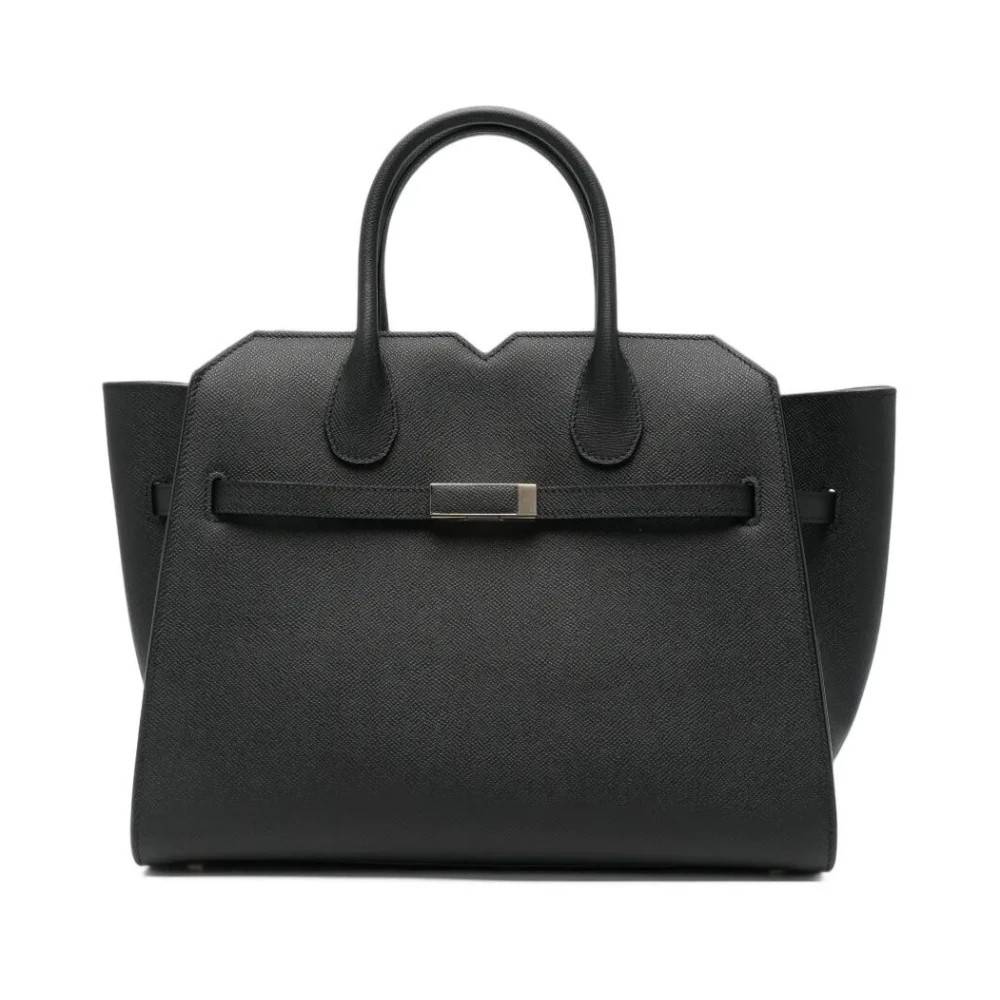 Valextra Milano Medium Tote Bag - Tasker - Dame - Sort - ONE SIZE - Uld