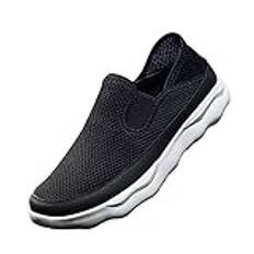 2023 koreanska män ihåliga andningsbara mesh-avslappnad mode sportsko sneakers strumpor män manschetter, Vit, 43 EU bred