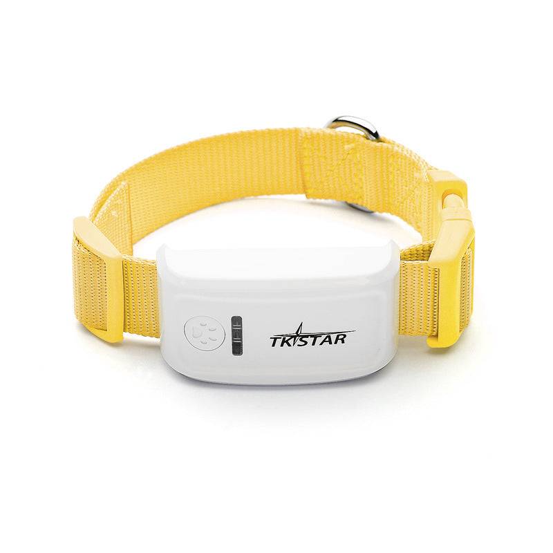 Cat GPS Tracker Locator Device for Pets - Yellow / UK