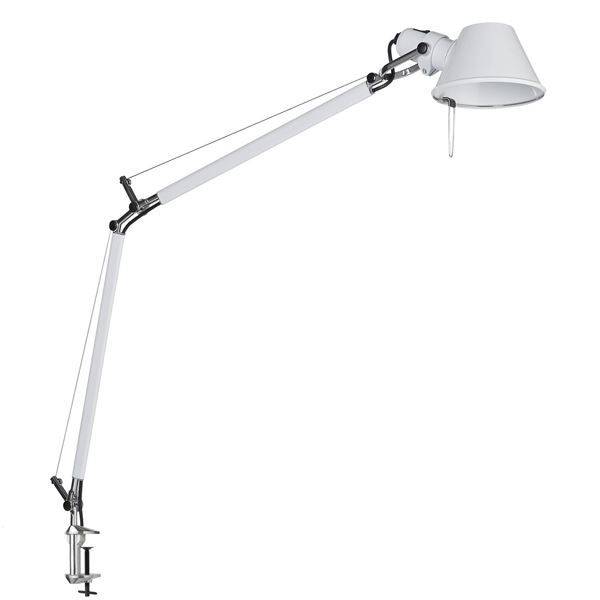 Tolomeo Bordlampe Hvid med Klemme