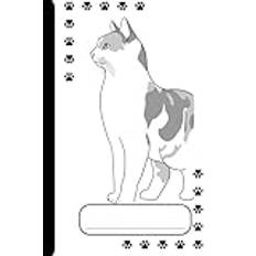 Simple Tabby Cat Lined Notebook: Lined and simple cat themed pages with maine coone inner page for study, note taking, planning, personal use