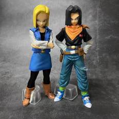 24CM Anime Dragon Ball Z Android 17 18 Figure Android 18 PVC Action Figures Collection Model Toys for Children Christmas Gifts 17