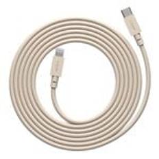 Cable 1 USB-C to Lightning charging cable , 2 m, Nomad sand