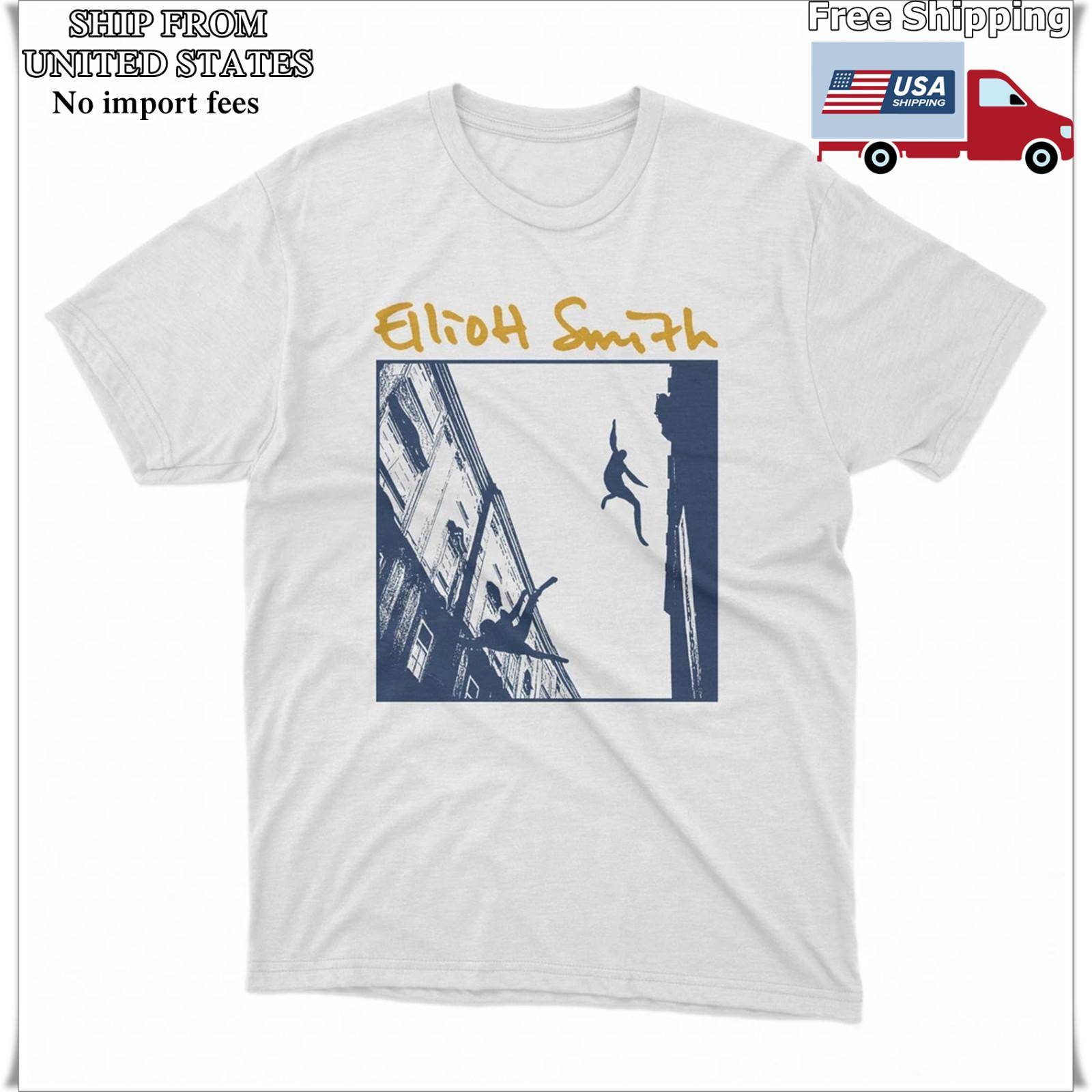 Elliott Smith Shirt, Unisex Vintage Tee Unisex T-Shirt cm