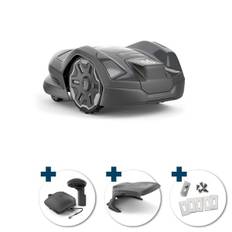 Husqvarna Automower® 310E NERA 1000 m² - inkl. Garage, knivsæt & EPOS Plug-in Kit