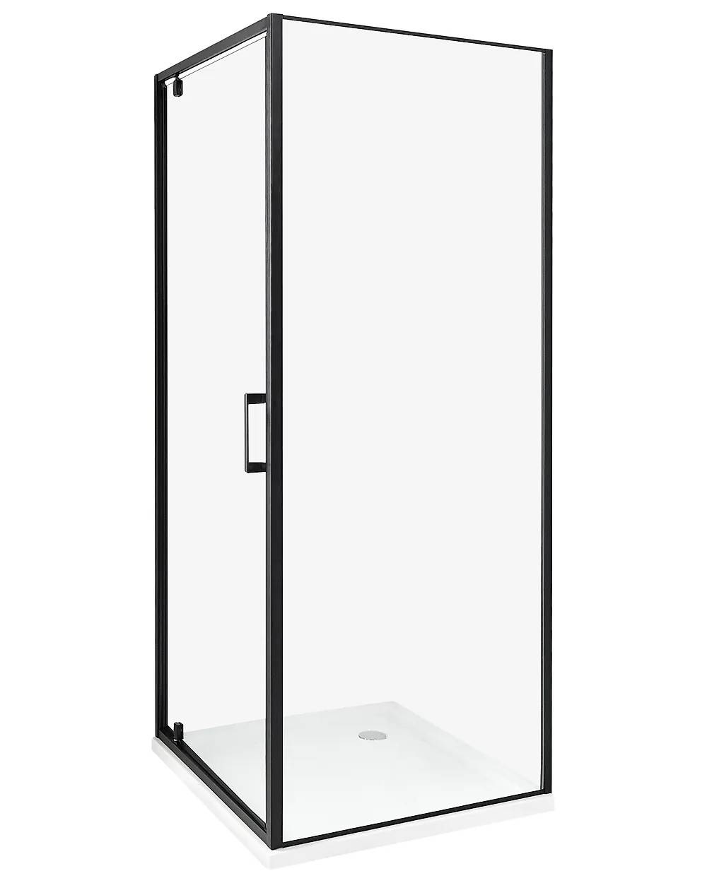 Brusekabine DARLI 70 x 70 x 185 cm Sort