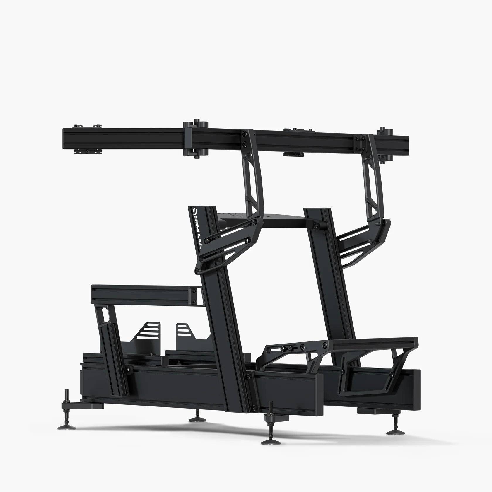 Sim-Lab P1X Pro Sim Racing Cockpit med trippel monitorstativ (Wheeldeck)