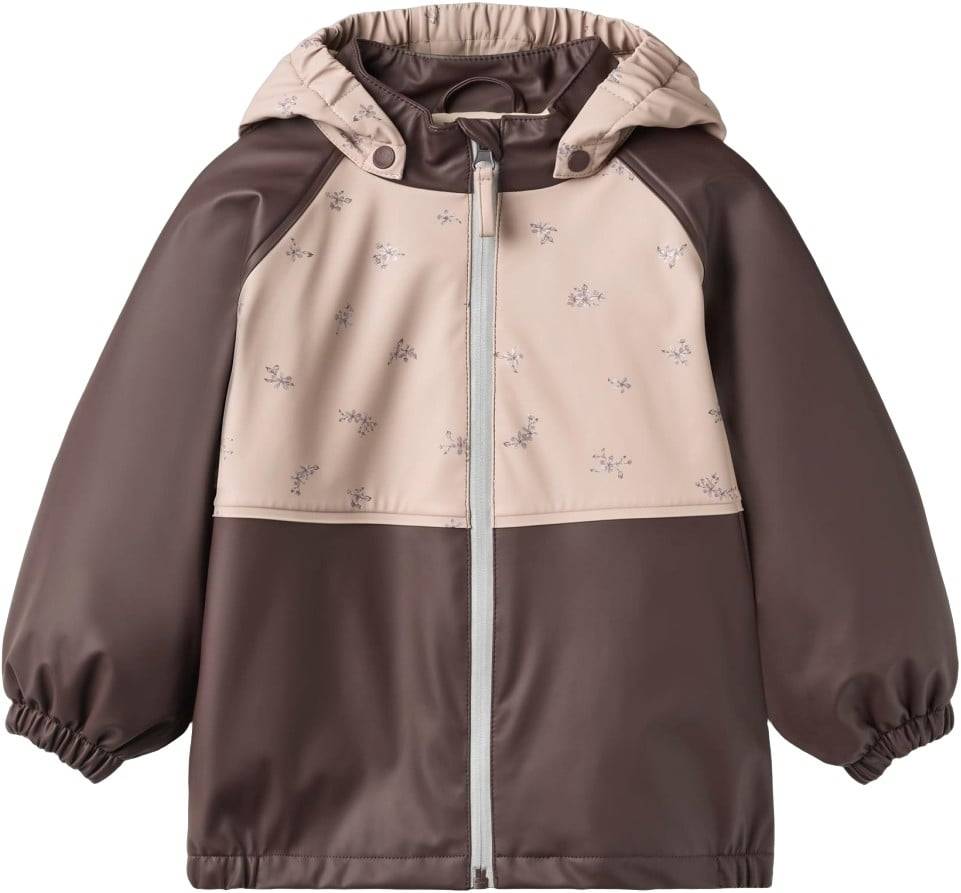 Wheat Thermo Rain Jacket Ajojo Stl. 128/8y unisex - Termojackor Från Magasin - Chocolate Plum (128/8y)