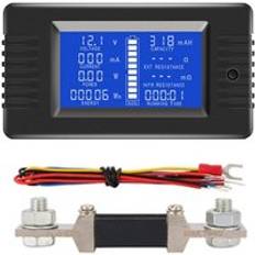 Dc 0-200v 0-300a batteritester voltmeter amperemätare spänning strömimpedanskapacitet energitidsmätare