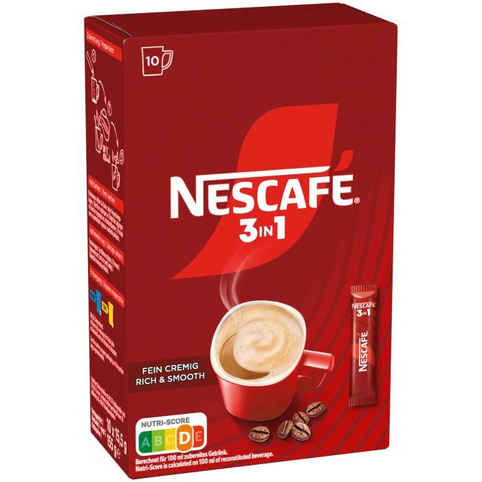 Nescafé 3in1 Snabbkaffe 10-pack