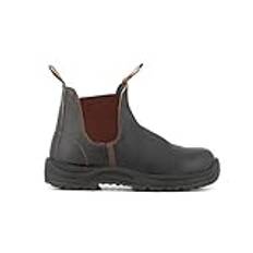 Blundstone 192 brunt läder SBP industriell säkerhet unisex chelsea-stövel & mellansula