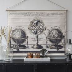 Chic Antique - Globus Lærred H90xL120 cm