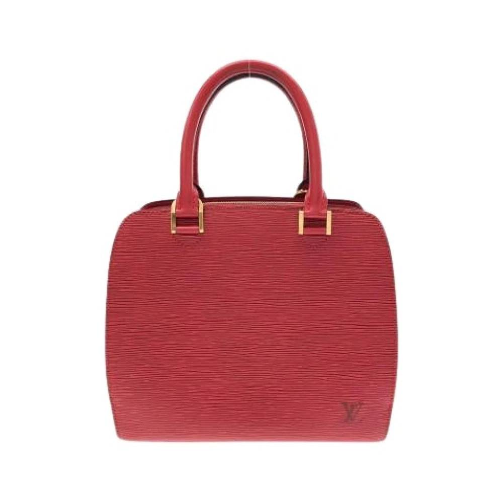 Louis Vuitton Vintage Pre-owned Handbag - Vintage - Dame - Rød - ONE SIZE - Uld