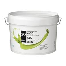 Yunik Vægmaling glans 20 (Flugger Group) - 0.75 L / Hvid/Lys Farve (Noter farvekode under bemærkninger i indkøbskurv)