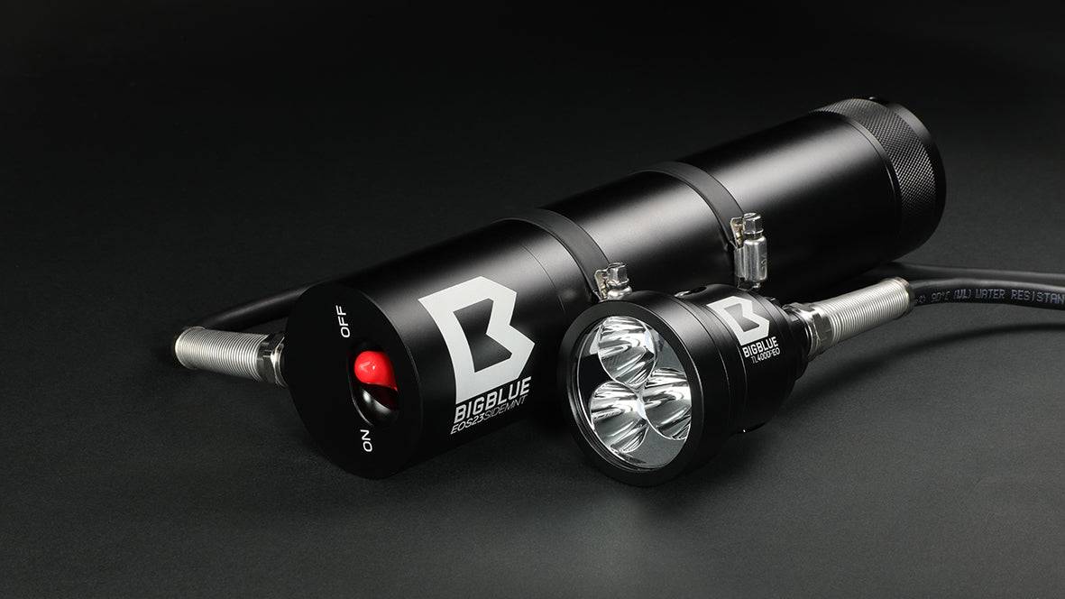 Bigblue - TL4000P EOS23 - SIDEMOUNT - Sort
