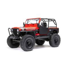 AXIAL 1/10 SCX10 III Jeep CJ-7 4WD Brushed RTR, Red