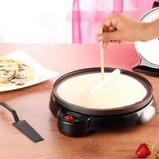 220v non-stick elektrisk crepe maker pizza maker pannkaka maker crepe making pan för hushålls kök verktyg matlagning pan