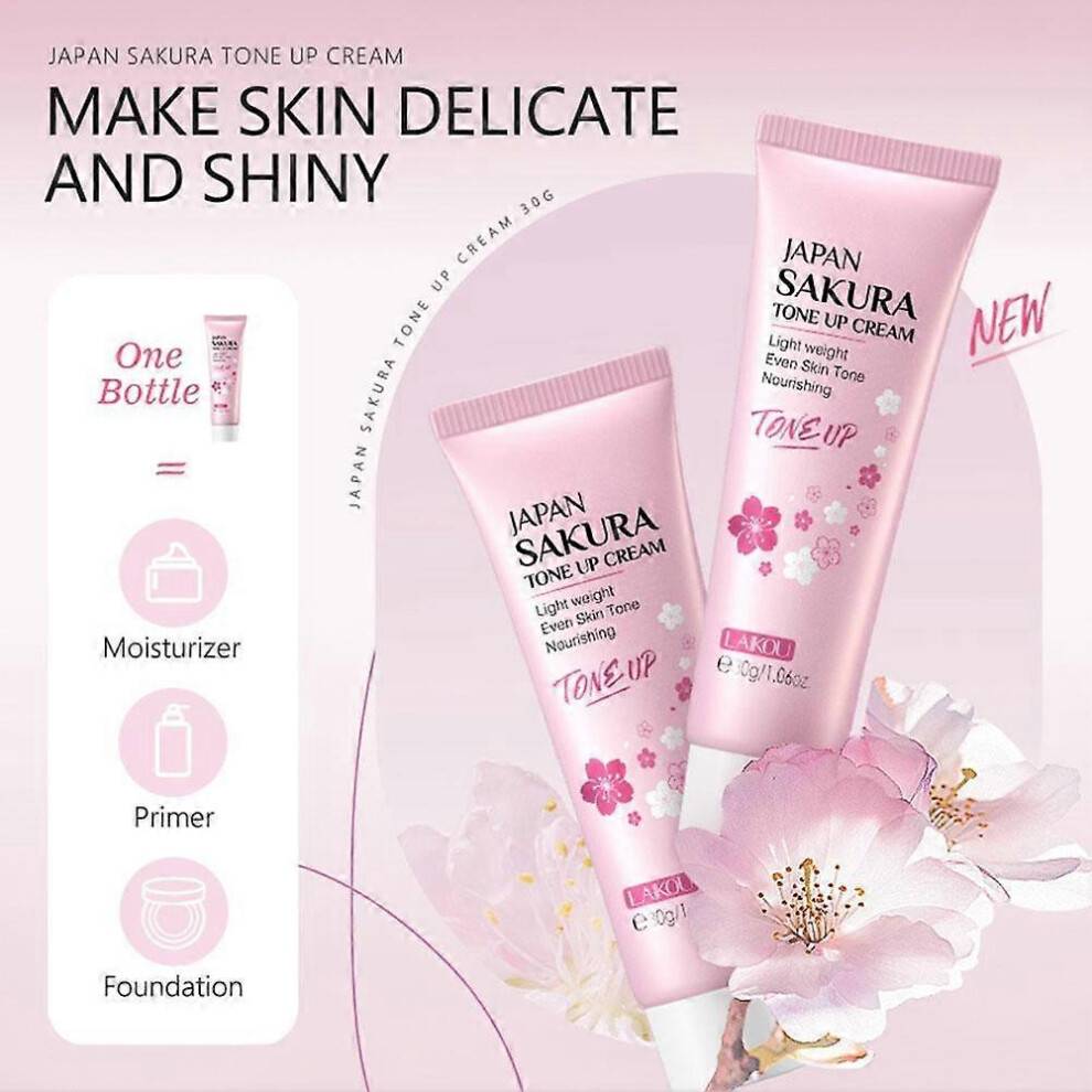 Set Penjagaan Muka, Rekaan Sakura, 4 / 6pcs, Termasuk Pembersih Serum Muka, Krim Pelembap, Pelindung Matahari, Kosmetik Penjagaan