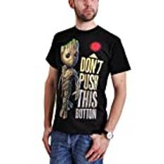 Guardians of the Galaxy 2 - Groot - Button män t-shirt svart, svart, XXL