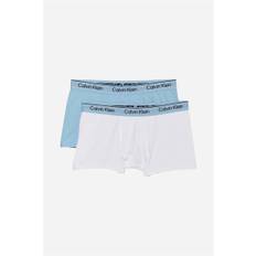 Calvin Klein Trunk Boxer - Raindrop Blue / White