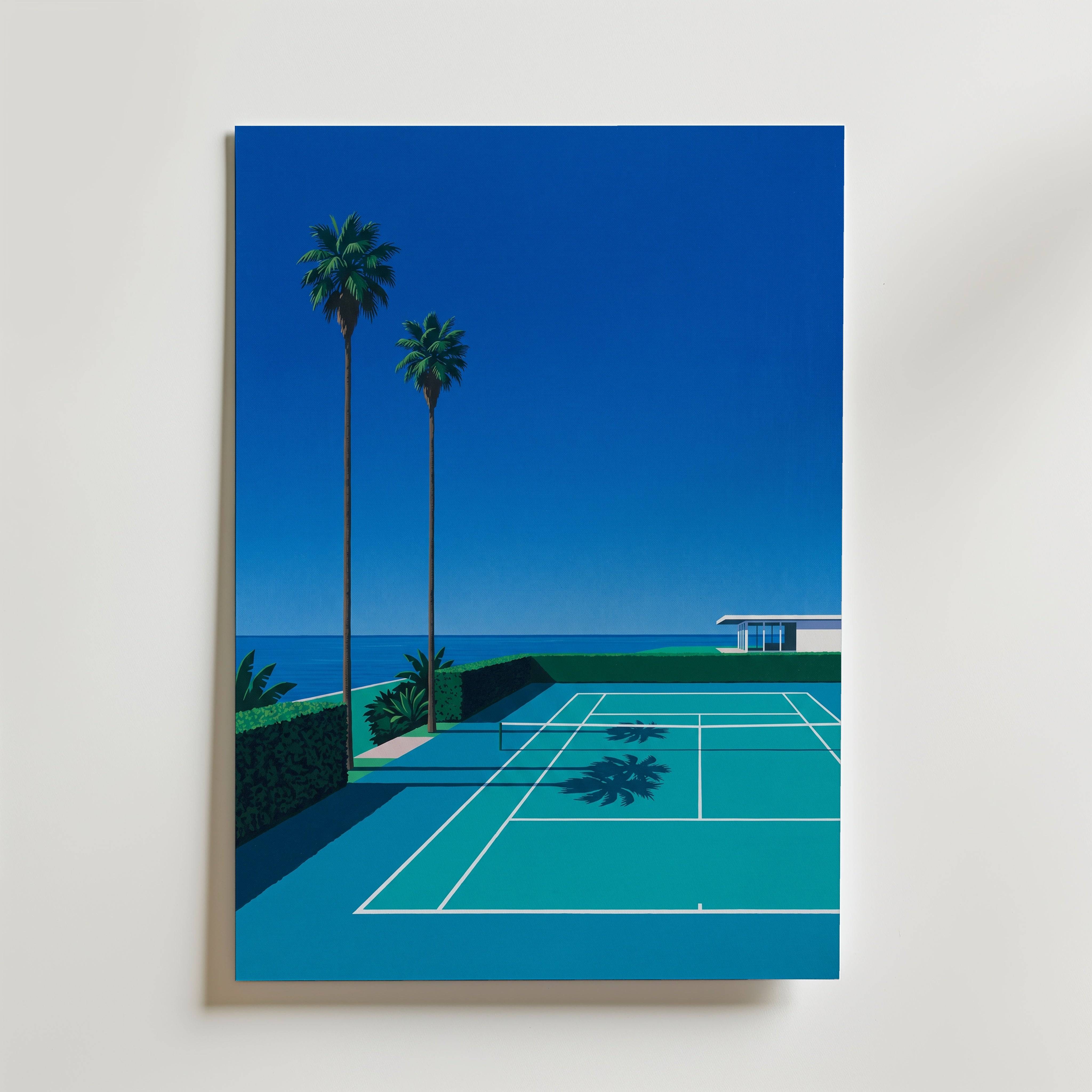 Coastal Court Poster - Fine Art Poster 70x100 cm Utan passepartout
