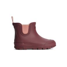 Tretorn Aktiv Chelsea Fodrade Gummistövlar, Burgundy, 30