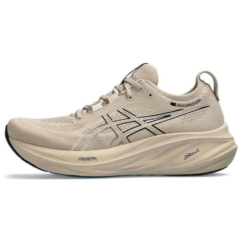 ASICS Gel Nimbus 26 Fjädergrå Svart Sneakers 1011B794-021 cm