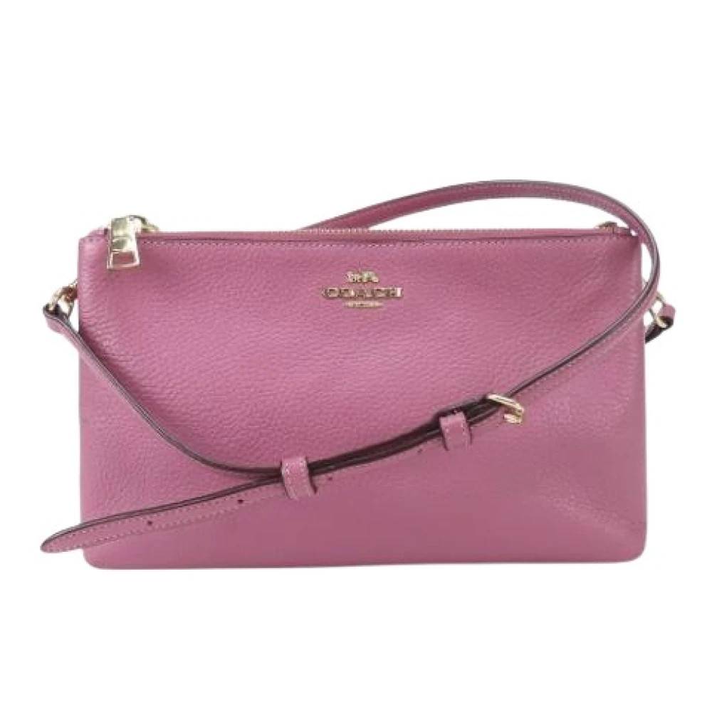 Coach Pre-owned Pre-owned Skuldertaske - Vintage - Dame - Lyserød - ONE SIZE - Uld