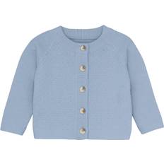 Huttelihut Cardigan Knit Stl. 86 fepojkar - Toppar Från Magasin - Soft Chambray (86)