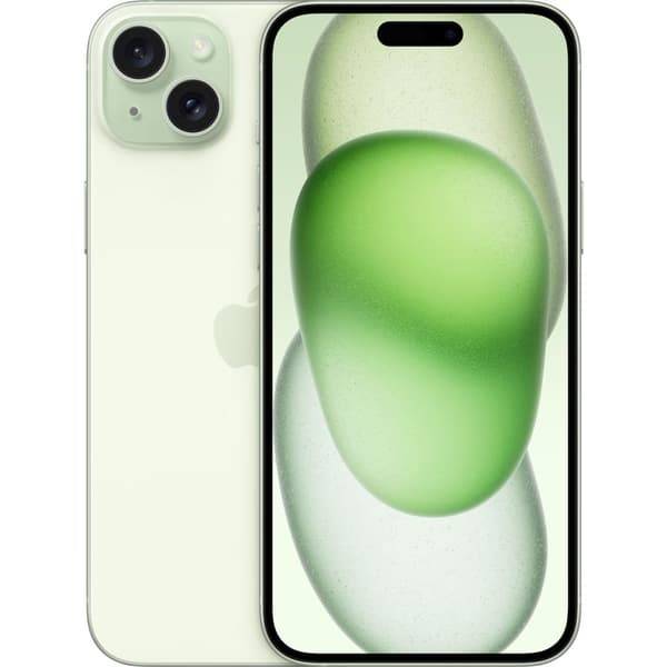 Apple iPhone 15 Plus - 5G smartphone - dual-SIM / Internminne 128 GB - OLED-skärm - 6.7 - 2796 x 1290 pixels - 2 bakre kameror 48 MP, 12 MP - front