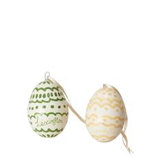 LEXINGTON HOME Easter Eggs In Papier Maché (Set Of 2) |Multi/patterned |One Size