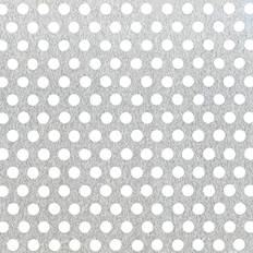 Alberts 464240 Perforerad plåt | rund perforering | Naturligt aluminium | 250 x 500 x 0,8 mm