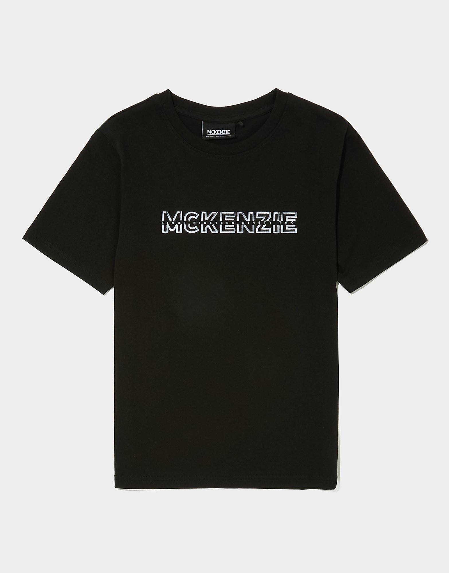 McKenzie Dual T-Shirt Junior, Sort