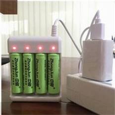 Usb batteriladdare intelligent 4 kortplatser aa aaa litium uppladdningsbar snabb smart