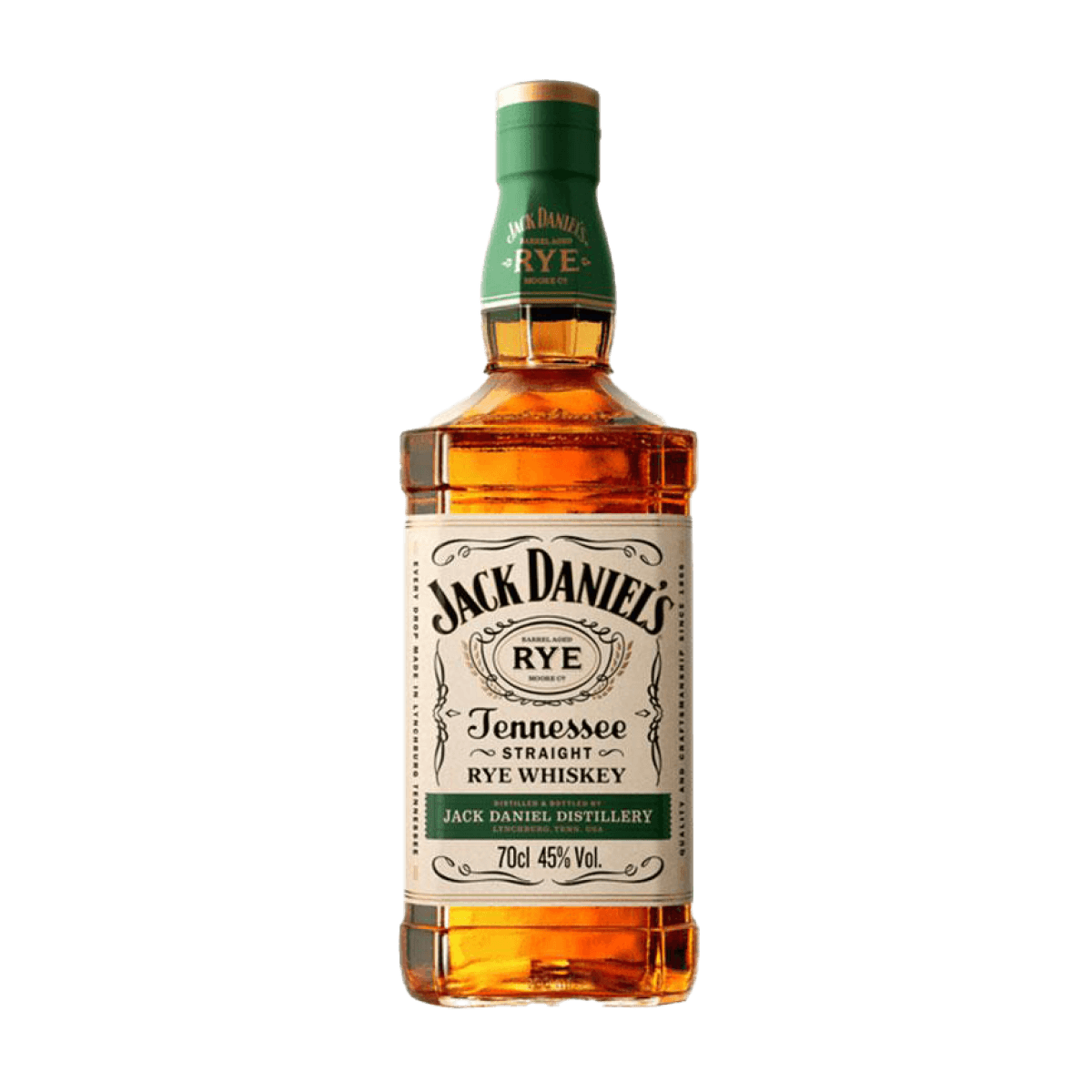 Jack Daniels Rye Straight Rye Whisky 45% Vol 70 Cl