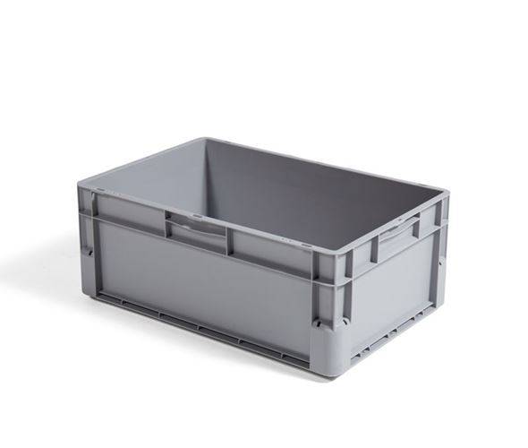 Eurokasse, 44l LxBxH 600x400x235mm PP Euroclick 1-9 stk