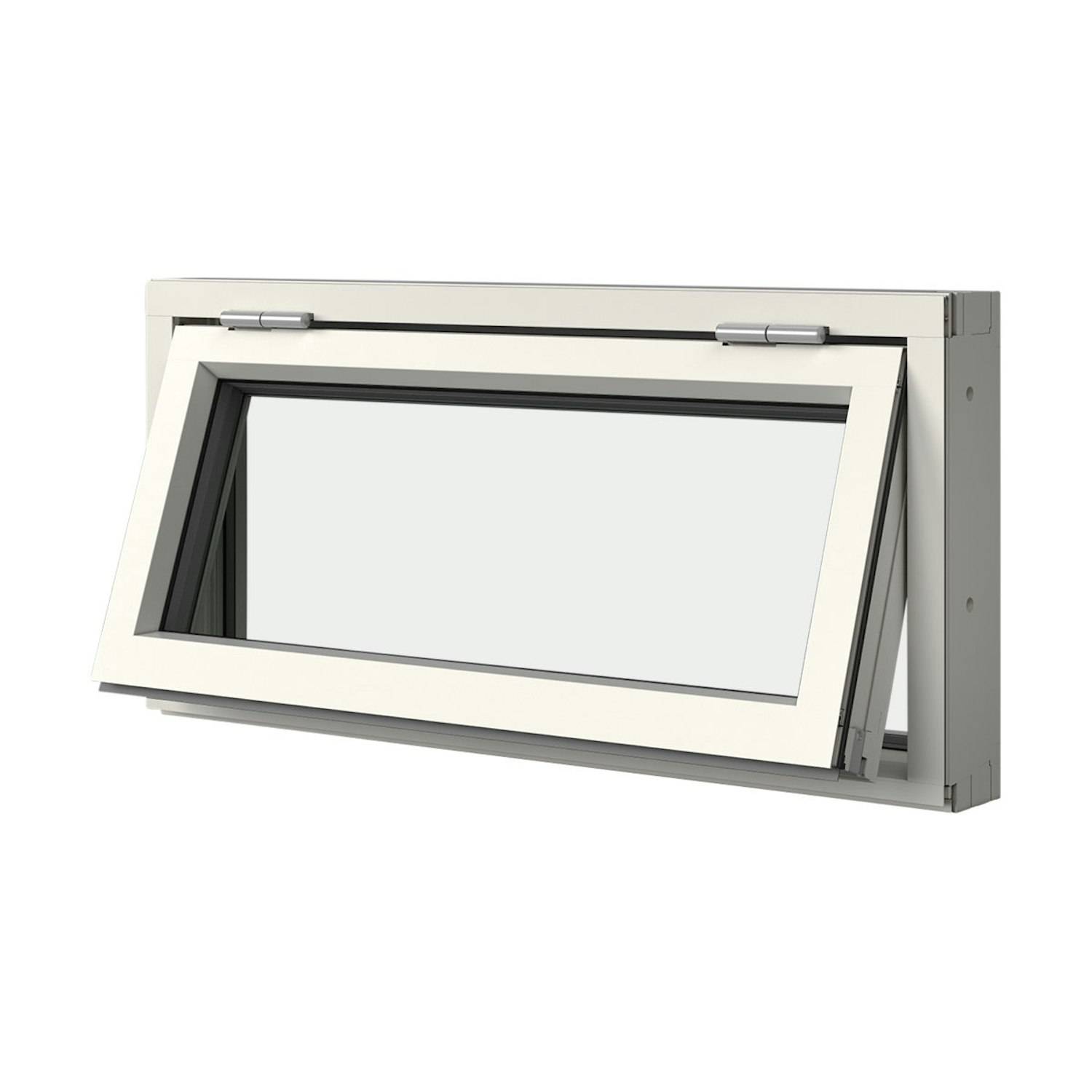Överkantshängt Fönster Elitfönster 3-Glas Original Aluminium BxH: 80x80 cm