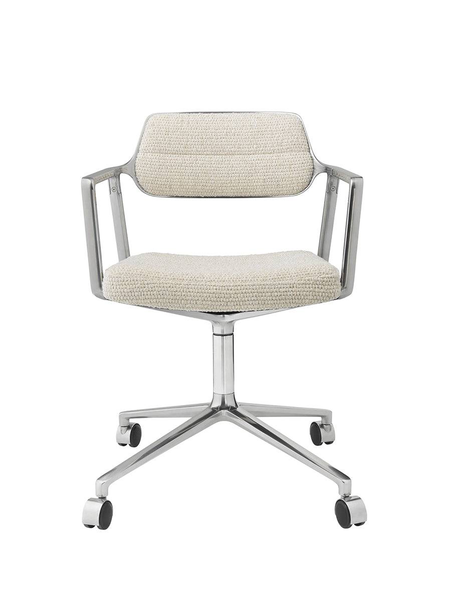 VIPP453 Swivel Chair m/hjul fra Vipp Wavy tekstil - Jacobsen Plus