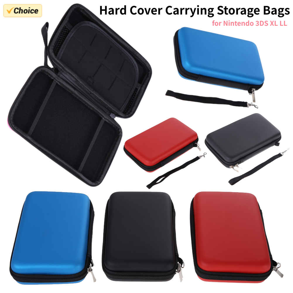 EVA Skin Carry Hard Case Bag Pouch Anti-scratch for Nintendo 3DS XL LL Console Protective Cover Portable Storage Bag for New 3DS