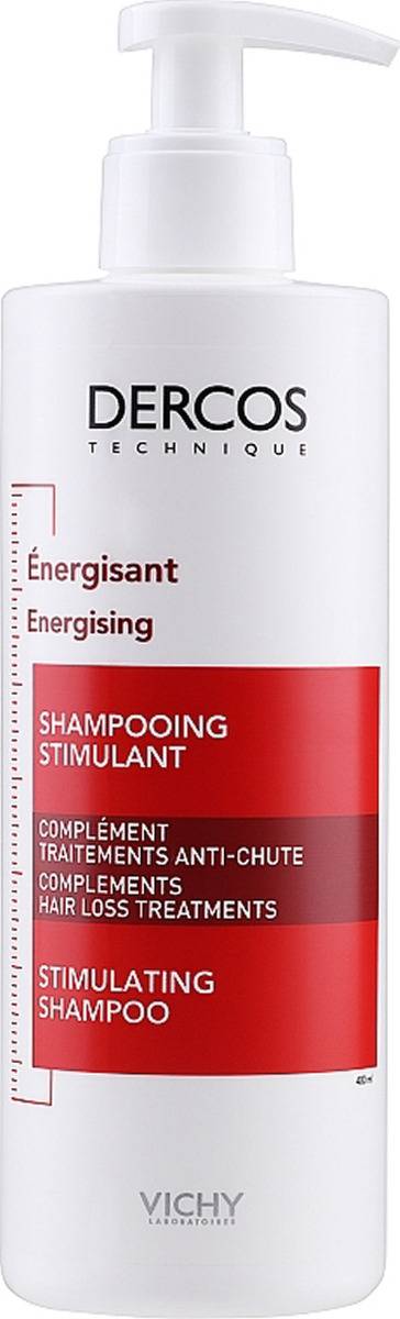Vichy dercos technique stimulating shampoo 400ml (flaske bulet)