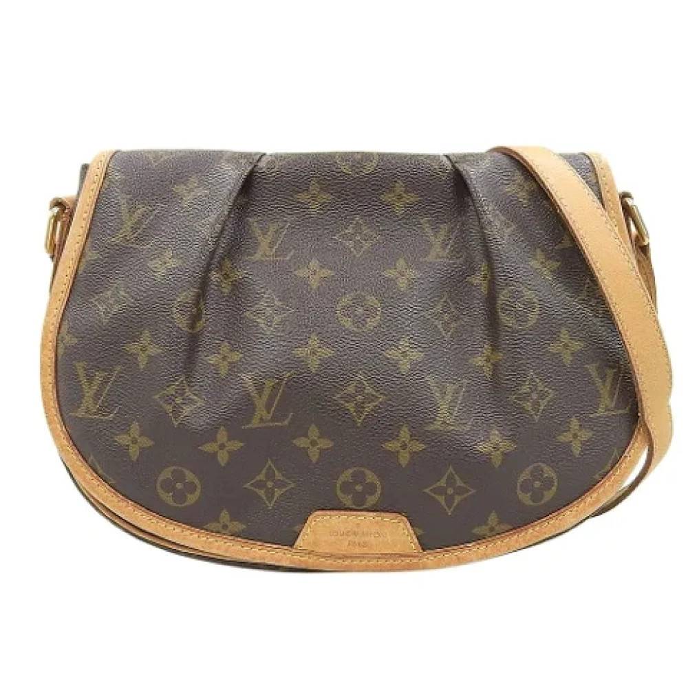 Louis Vuitton Vintage Pre-owned Canvas crossbody-tasker - Vintage - Dame - Brun - ONE SIZE - Uld