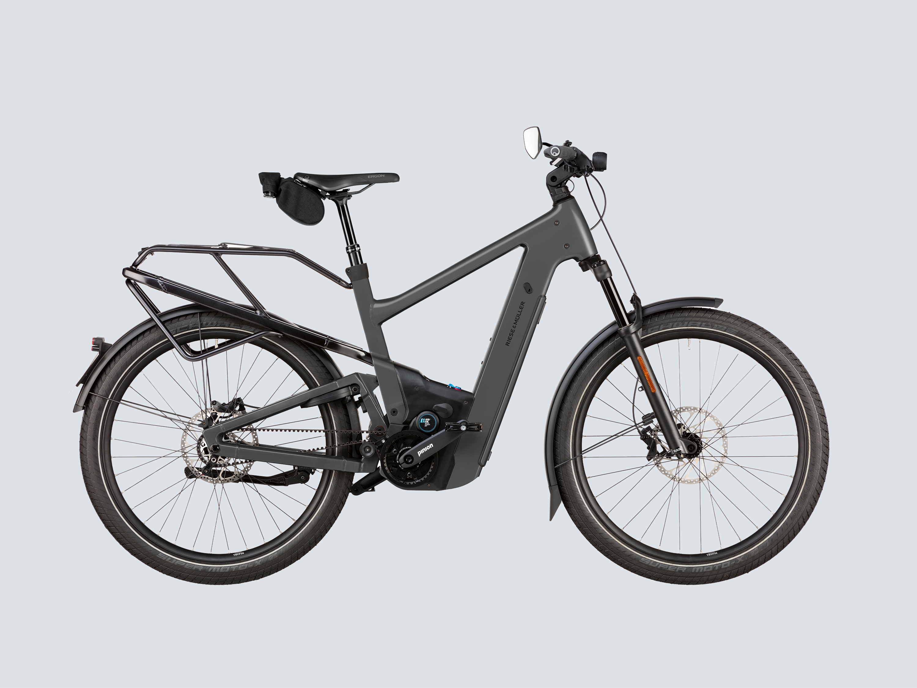 Riese & Müller Delite5 Pinion HS - Stone Grey / 51 cm (40 cm reach) (170-180 cm)