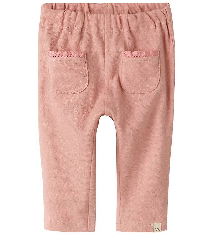 Lil' Atelier Byxor - Loose - NbfHalina - Rose Tan - Lil Atelier - 56 - Byxor - Bomull