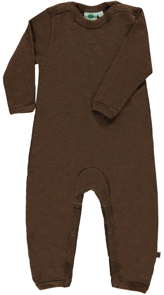 Ulddragt i merinould - Brown / 80 cm
