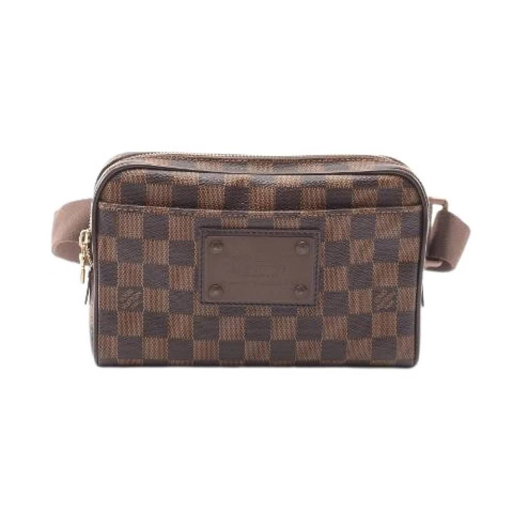 Louis Vuitton Vintage Pre-owned Bum Bag Brooklyn Damier Ebene Waist Bag - Vintage - Dame - Brun - ONE SIZE - Uld