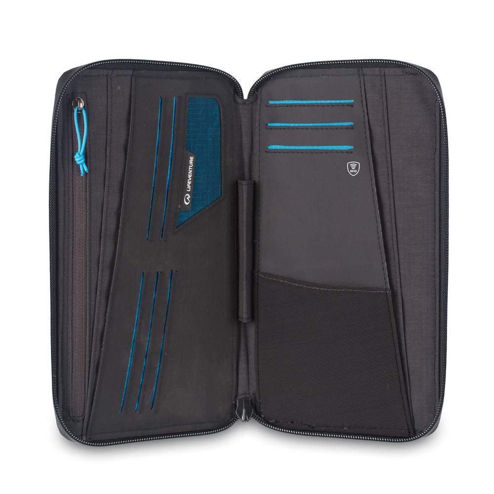 Reseplånbok - LIFEVENTURE RFiD Travel Wallet Recycled