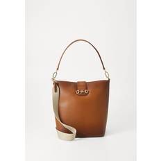 Tommy Hilfiger HERITAGE BUCKET - Handväska - brown