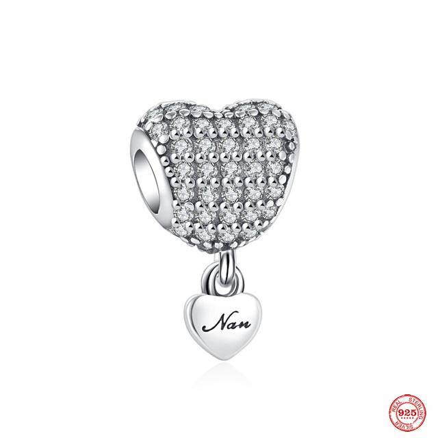 925 Fint Sterling hänge Silver House Family Bead Love Charms Passar till Original Pandora Armband Lady DIY Smycken Present
